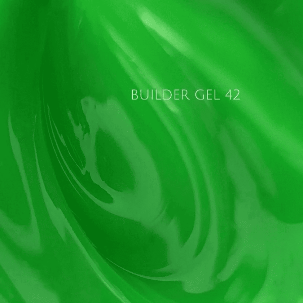 Гель для нарощування нігтів NailsOfTheday Builder 42  насичено-салатовий, 15мл