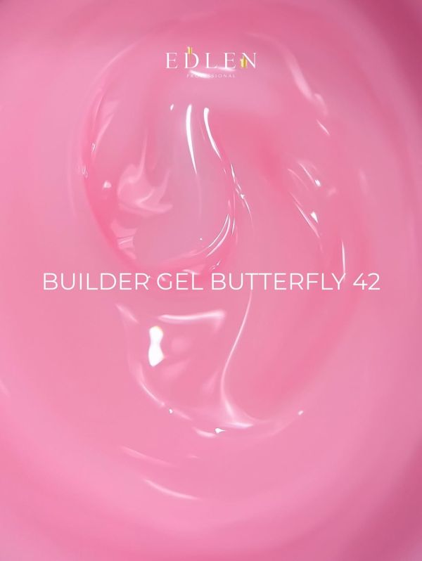 Гель Edlen Builder Gel Butterfly 42, 15мл