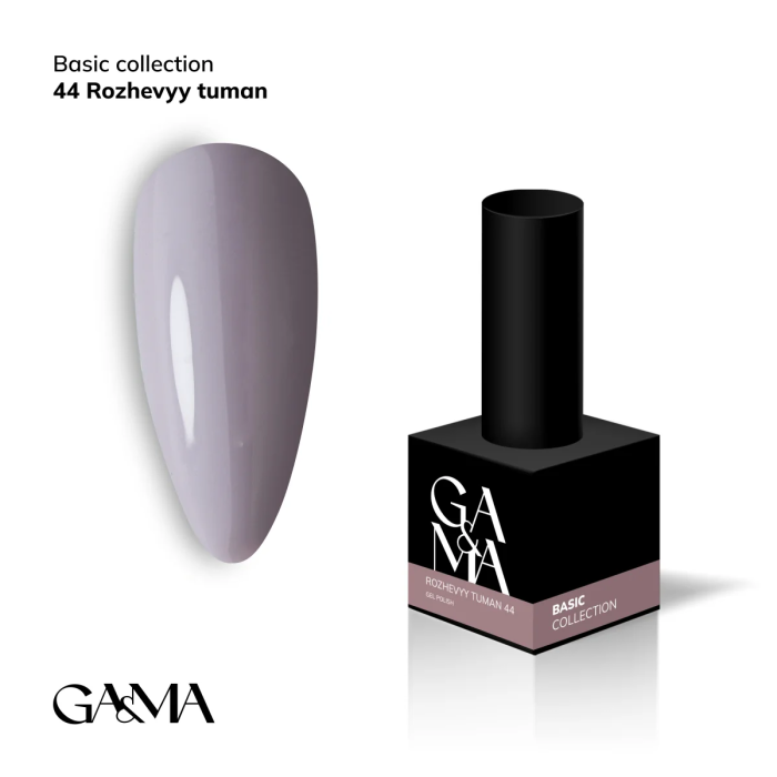 Гель-лак GaMa Basic collection 044 rozhevyy tuman 10мл