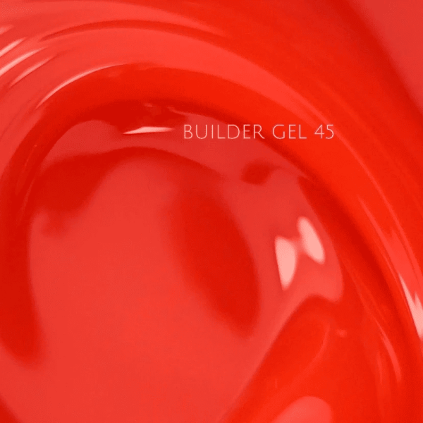 Гель для наращивания ногтей NailsOfTheday Builder 45 кораллово-красный, 15мл
