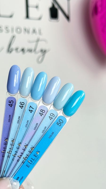 Гель-лак Edlen Color 9мл 050 сине-бирюзовый