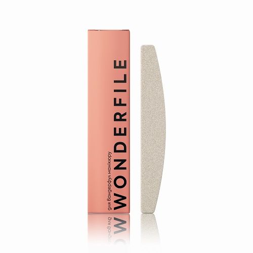 Клейові файли півмісяць на піні Wonderfile 162/24мм 240гріт
