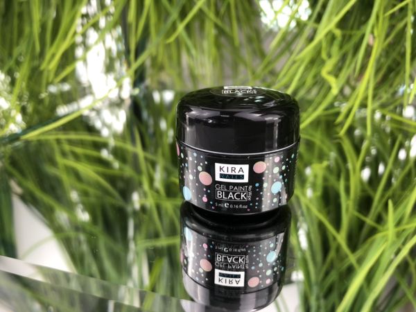 Гель-краска Kira Nails 5г Черная Без Липкого Слоя