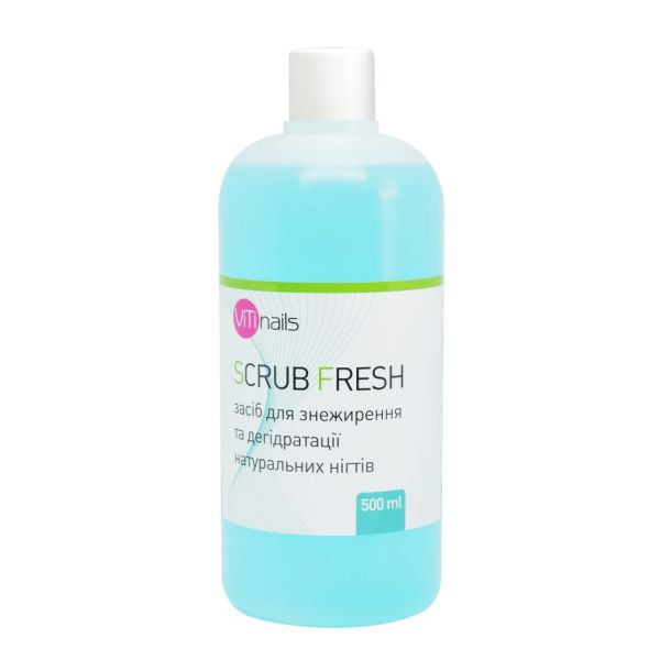 Засіб для знежирення нігтів Viti scrub fresher, 500 мл