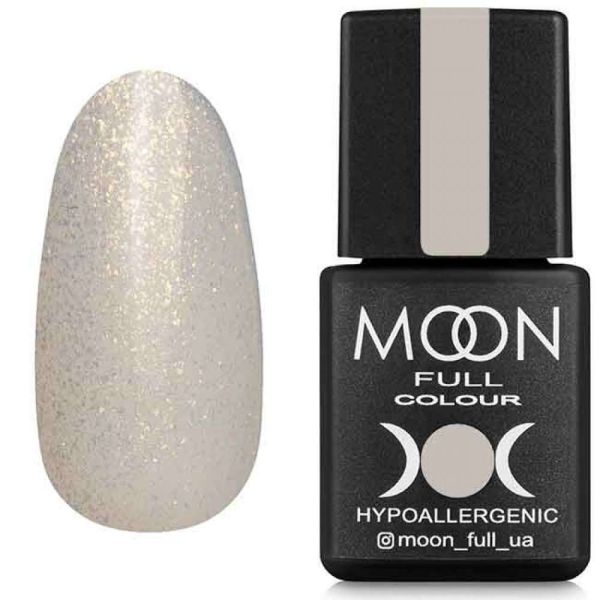 Гель-лак MOON FULL Opal color Gel polish №501 (напівпрозорий з золотим шіммером), 8 мл