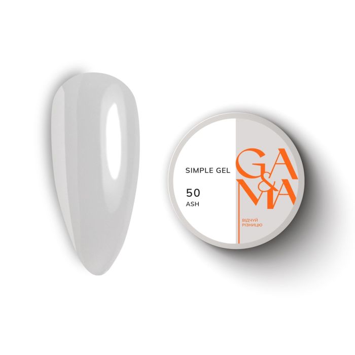Гель Ga&Ma Simple gel 050 Ash 15мл