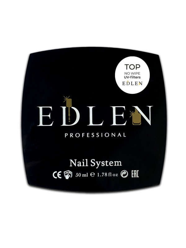 Топ Edlen без липкого шару  з Уф фільтрами No wipe  UV-filters 50мл