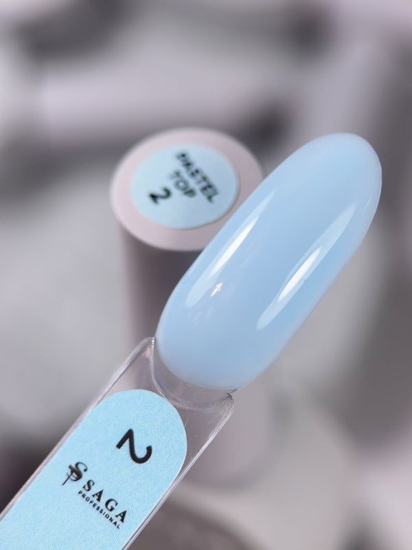 Топ камуфлюючий SAGA professional Pastel Top 02, ніжно-блакитний 10мл