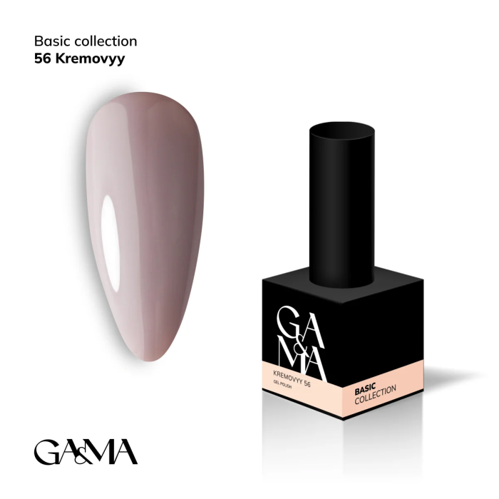 Гель-лак GaMa Basic collection 056 kremovyy 10мл
