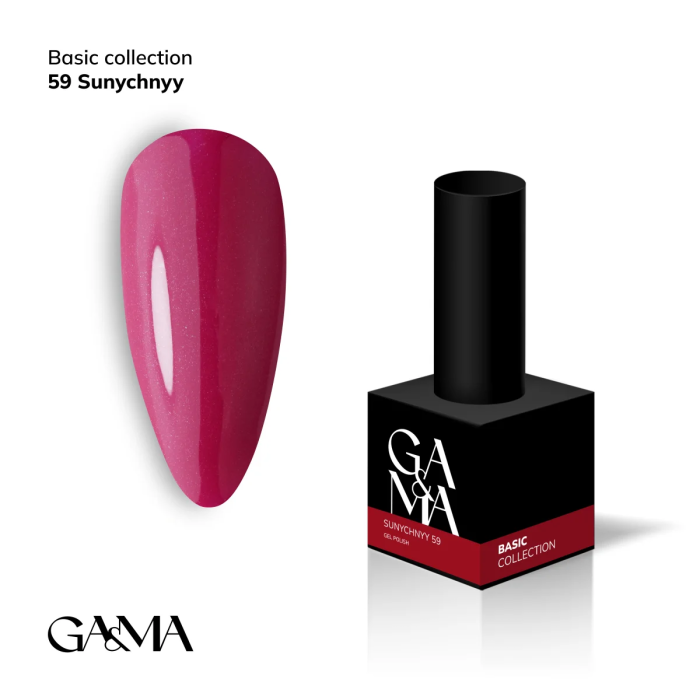 Гель-лак GaMa Basic collection 059 sunychnyy 10мл