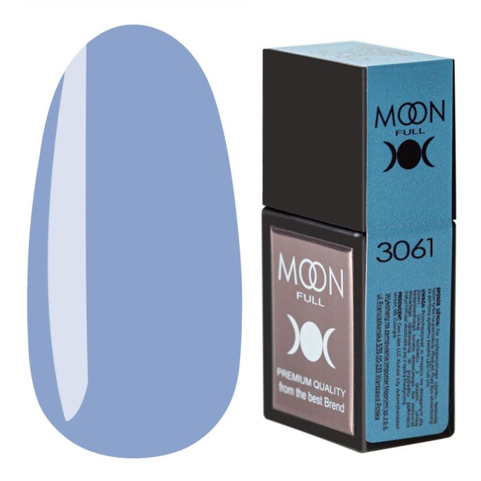 Кольорова база MOON FULL Amazing Color Base №3061 блакитний, 12мл