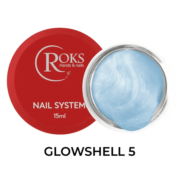 Перламутровий будівельний гель Roks Builder Gel Glowshell 05 15мл