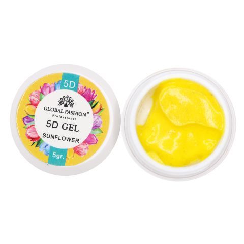 5D GEL для лепки Global 5 ml Sunflower