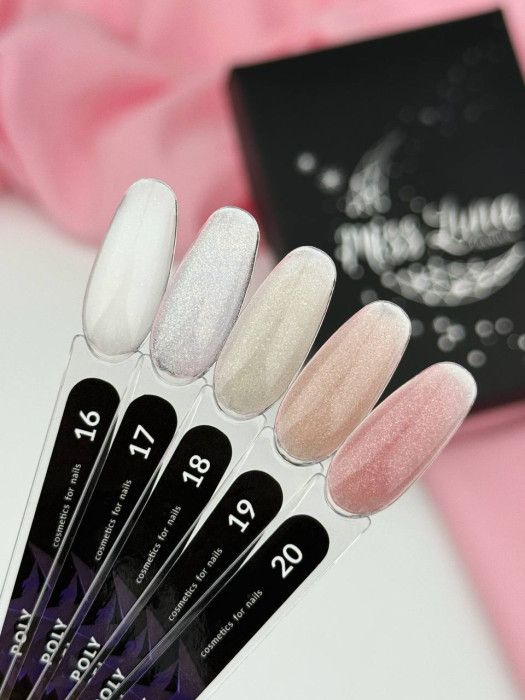 Полігель Miss Luna Premium PolyGel 17 шиммерний, 15мл