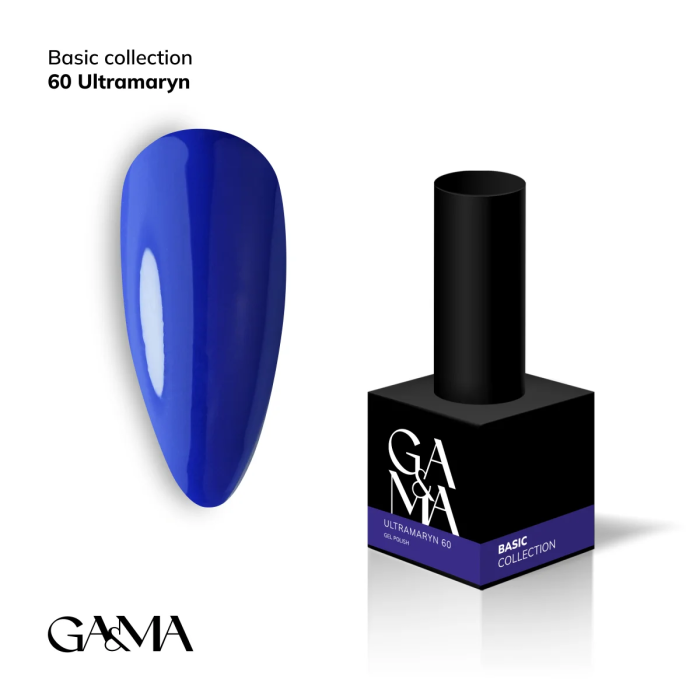Гель-лак GaMa Basic collection 060 ultramaryn 10мл