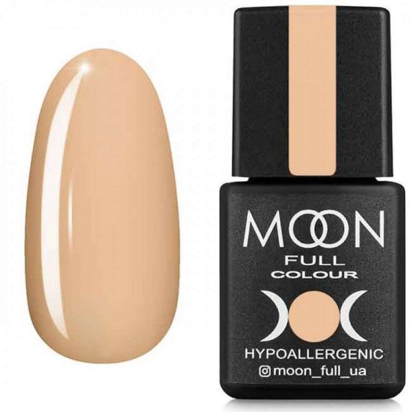 Гель-лак MOON FULL color Gel polish №611 (жовто-пісочний, емаль), 8 мл