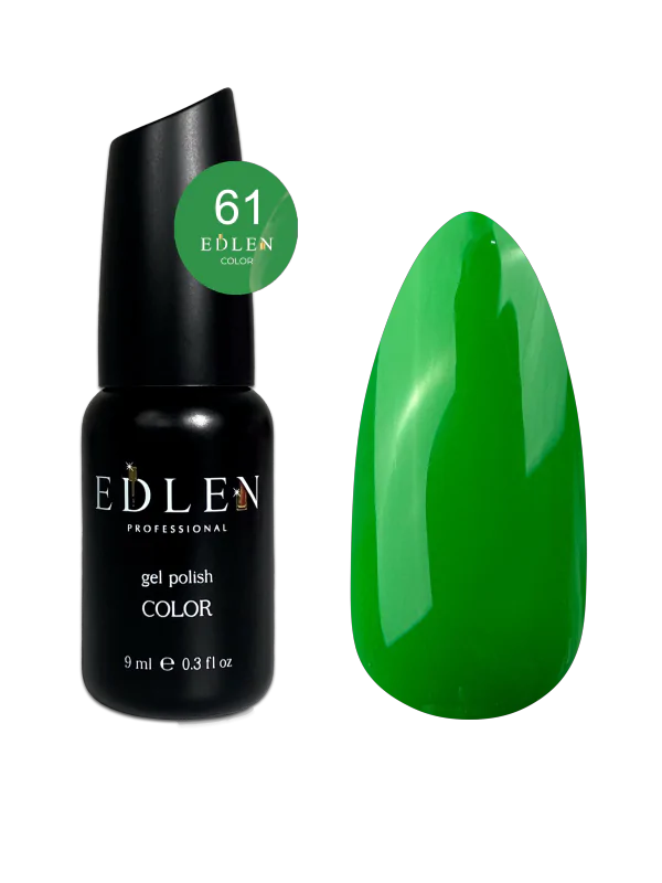 Гель-лак Edlen Color 9мл 061 трав`яний