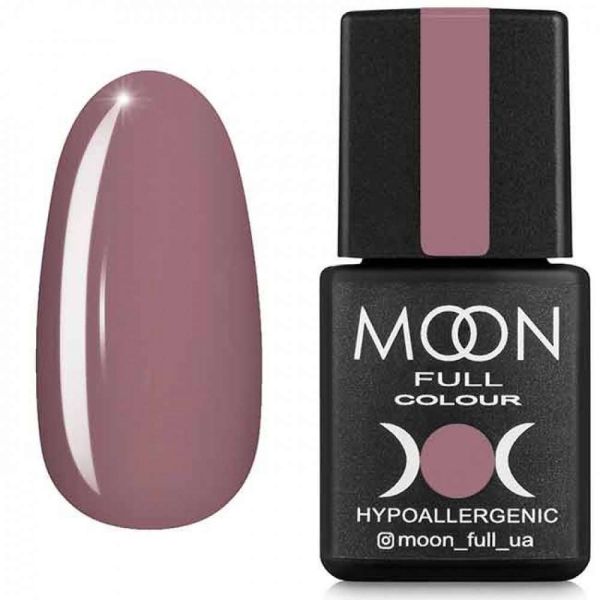 Гель-лак MOON FULL color Gel polish №622 (сиреневый винтажный, эмаль), 8 мл