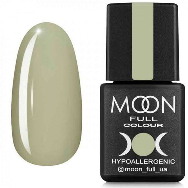 Гель-лак MOON FULL color Gel polish №624 (ніжний оливковий, емаль), 8 мл