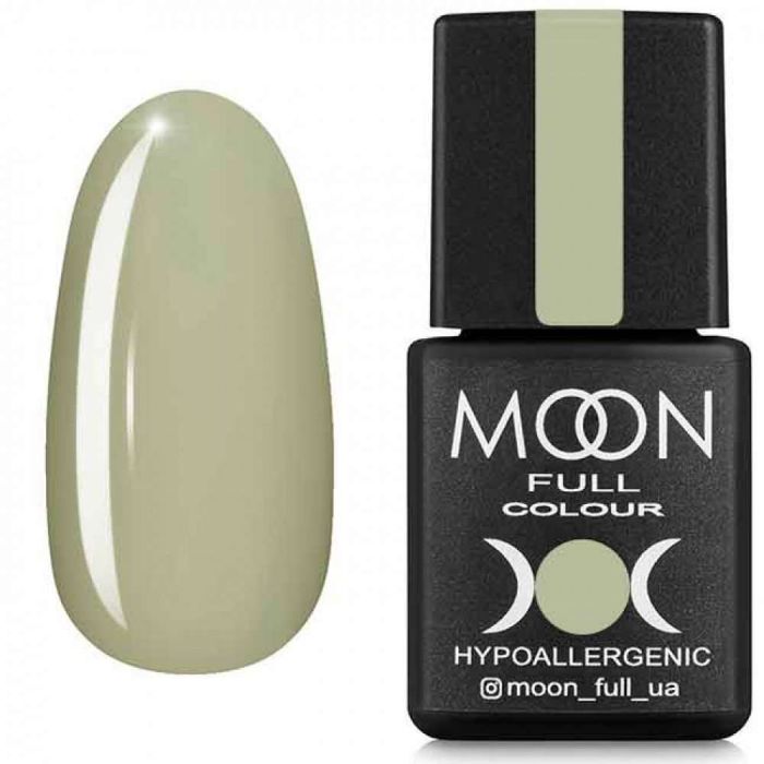 Гель-лак MOON FULL color Gel polish №624 (ніжний оливковий, емаль), 8 мл