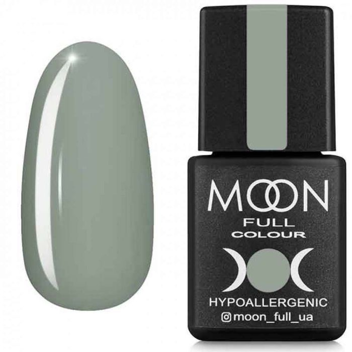 Гель-лак MOON FULL color Gel polish №625 (оливковый серый, эмаль), 8 мл