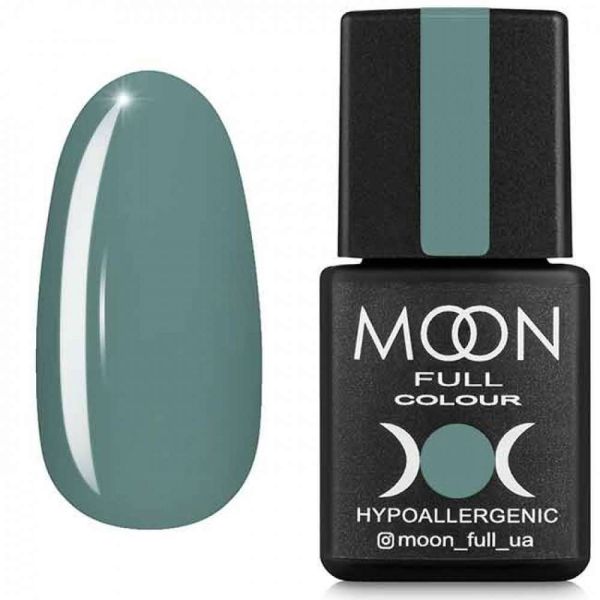 Гель-лак MOON FULL color Gel polish №626 (зелений димчастий, емаль), 8 мл