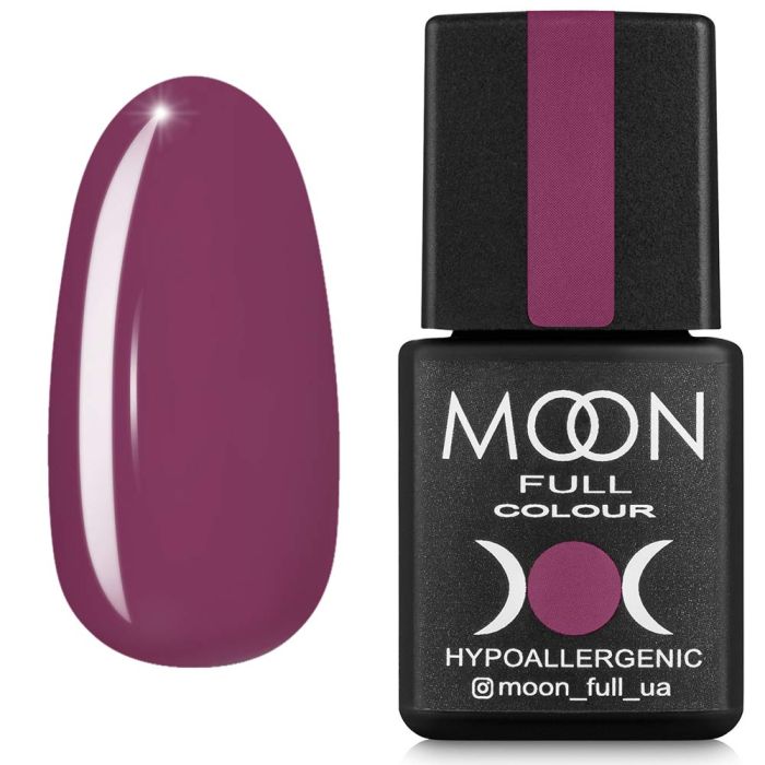 Гель-лак MOON FULL color Gel polish №636 марсала темний
