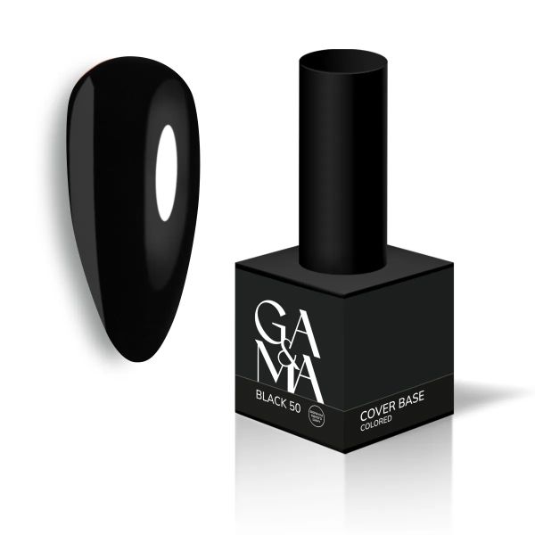 База камуфлююча Ga&Ma Colored Black 50, 15мл