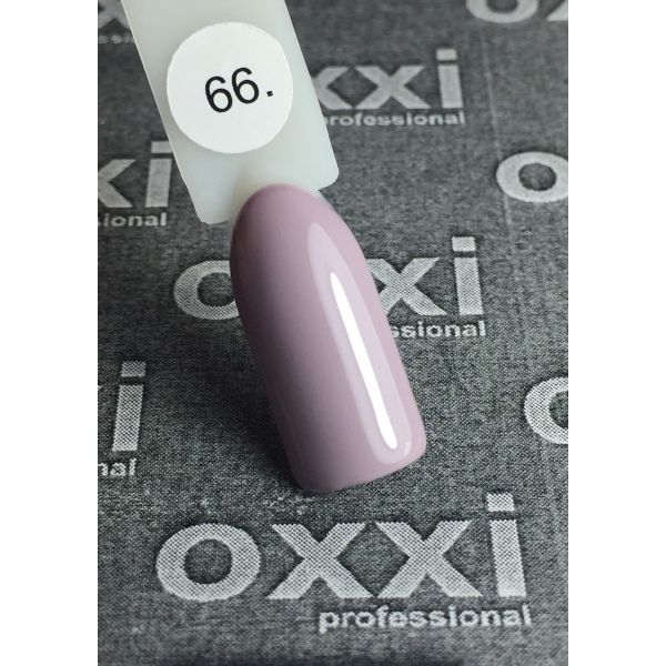 Гель-лак OXXI Professional №066 (светлый бежевый, эмаль), 8 мл