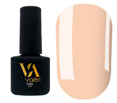 Гель-лак Valeri №068 (світлий оранжевий, емаль), 6 мл