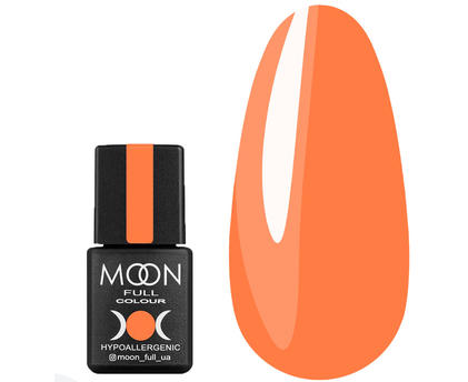 Гель-лак MOON FULL Neon color Gel polish №705 (апельсиновий, неон), 8 мл