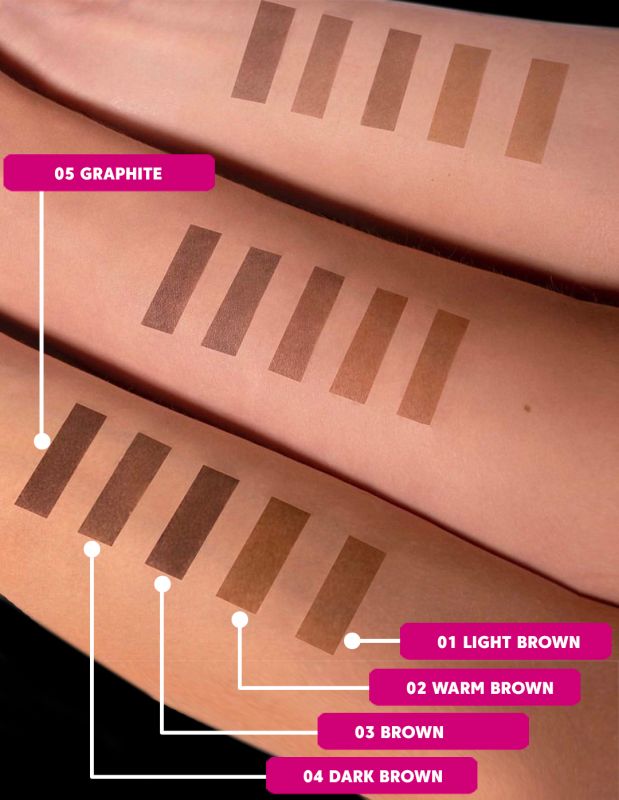 Фарба для брів з колагеном ZOLA Eyebrow Tint With Collagen 15мл