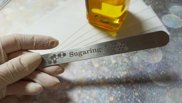 Шпатель металл з логотипом Sugaring 