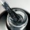 Топ зі срібним глітером Nail Apex Glitter Silver 15мл