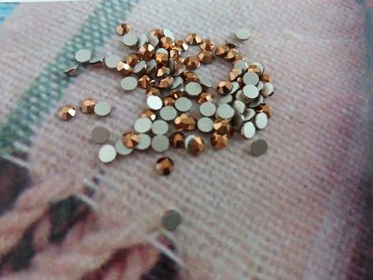 Стразы для ногтей  Rose Gold 100шт 