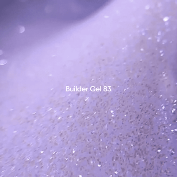 Гель для нарощування нігтів NailsOfTheday Builder 83  фіолетовий з шиммером, 15мл