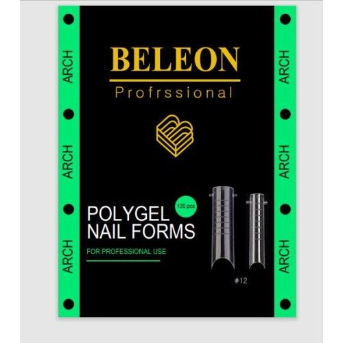 Верхние формы BELEON для наращивания ногтей  Arch 120шт/уп