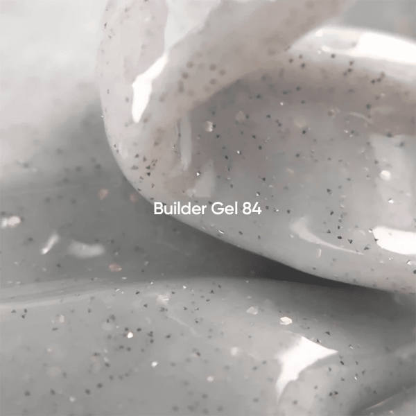 Гель для наращивания ногтей NailsOfTheday Builder 84 молочный с опаловым блеском светоотражающий, 15мл