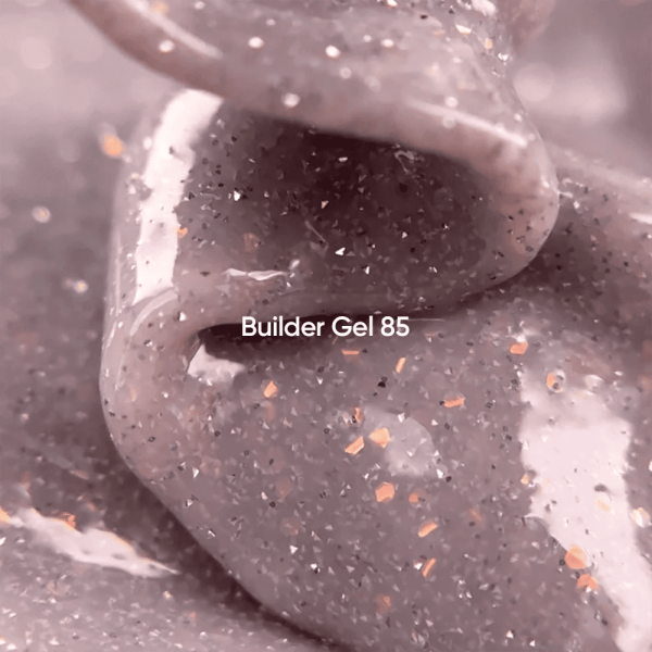 Гель для наращивания ногтей NailsOfTheday Builder 85 розово-молочный с опаловым блеском светоотражающий, 15мл