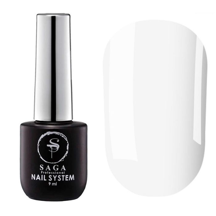 Топ без липкого шару білий SAGA professional  WHITE 9 мл