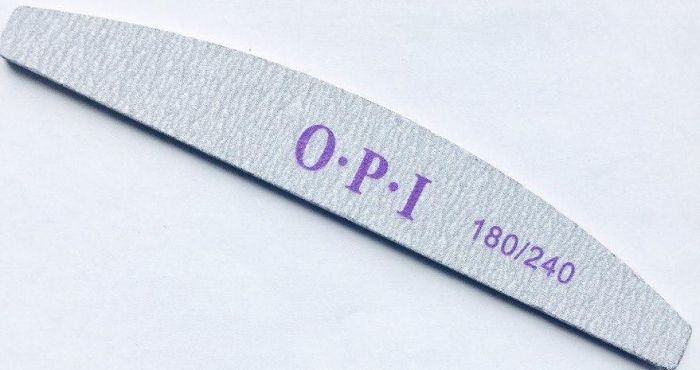 Пилка для ногтей OPI серая луна 180/240
