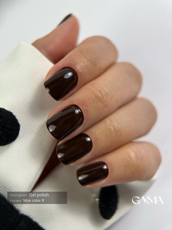 Гель-лак Gemely (ex.Ga&Ma) Max Color 08 теплый коричневый, 5мл