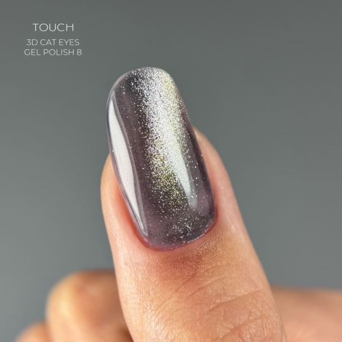 Гель-лак котяче око Touch 3D Cat Eye 08, 9мл