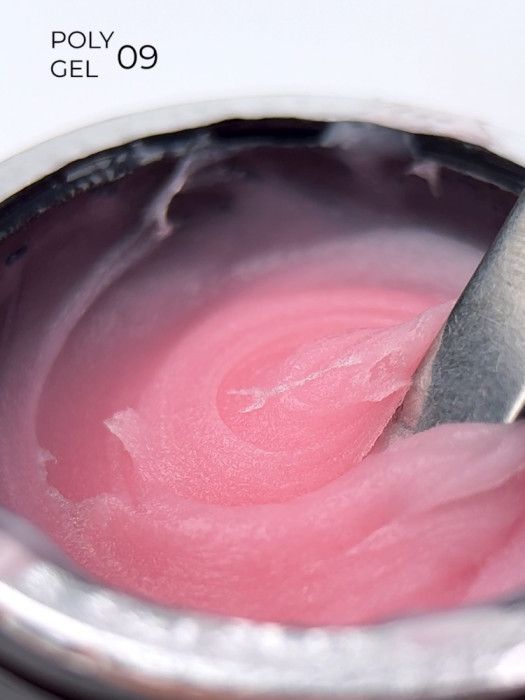 Полігель Miss Luna Premium PolyGel 09 пудровий рожевий, 15мл