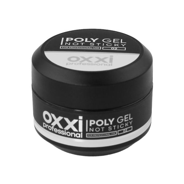 Полигель OXXI Professional без липкого слоя 02 молочный 30мл