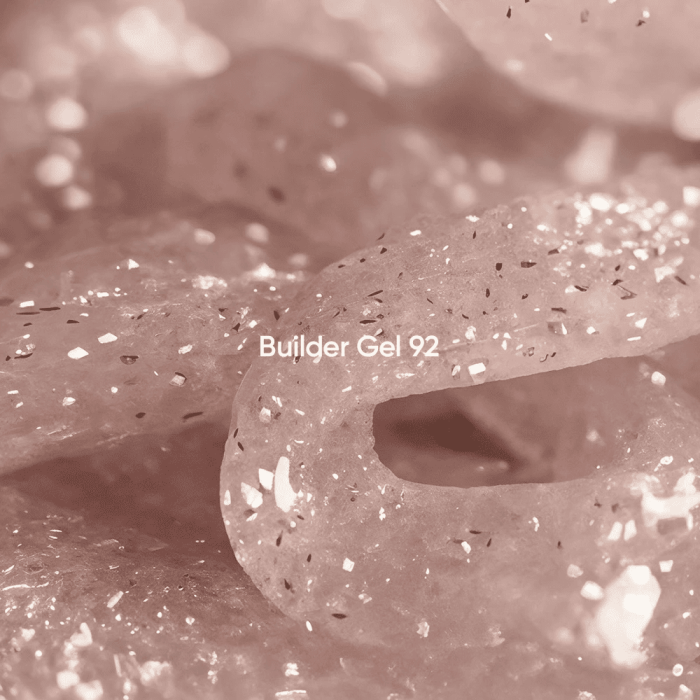 Гель для нарощування нігтів NailsOfTheday Builder 92  нюдово-персиковий світловідбиваючий, 15мл