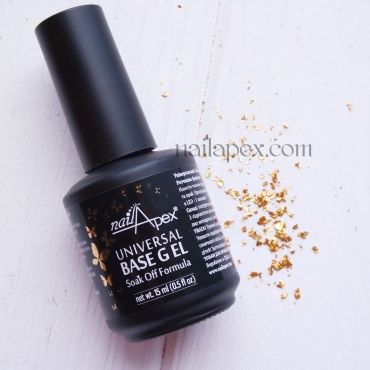 Універсальна каучукова база Nailapex Base Soak Off 15ml