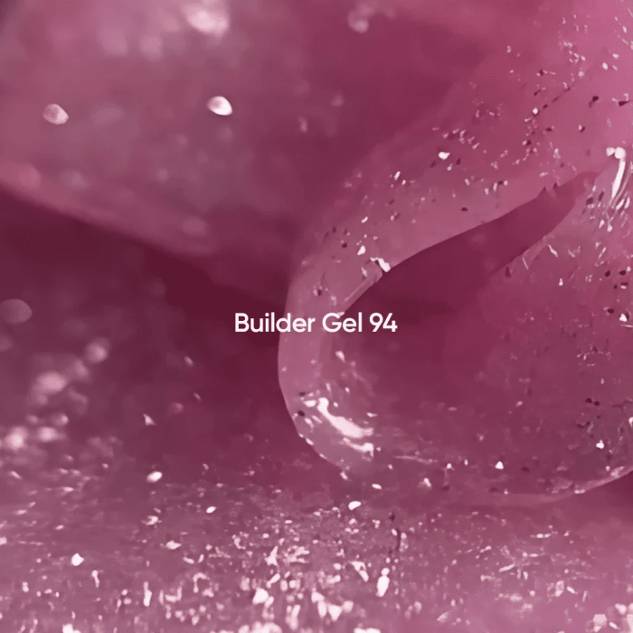 Гель для нарощування нігтів NailsOfTheday Builder 94  холодний рожевий світловідбиваючий, 15мл