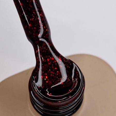 Гель-лак Dark 112  вишневый с красным шиммером