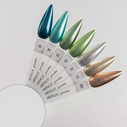 Металева втирка Adore Metallic Powder 15 морська хвиля